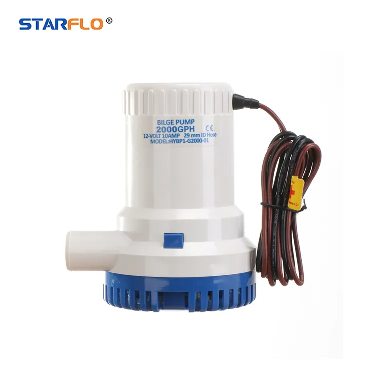 STARFLO 1500GPH 12V DC marine manual 12v bilge pump for sale/bilge pump switches for boats