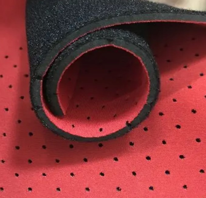 3mm 4mm Loop Hook Ok Fabric Neoprene Fabric Custom 1-20mm Perforated for Knee Supports Suporrt CN;GUA 140cm