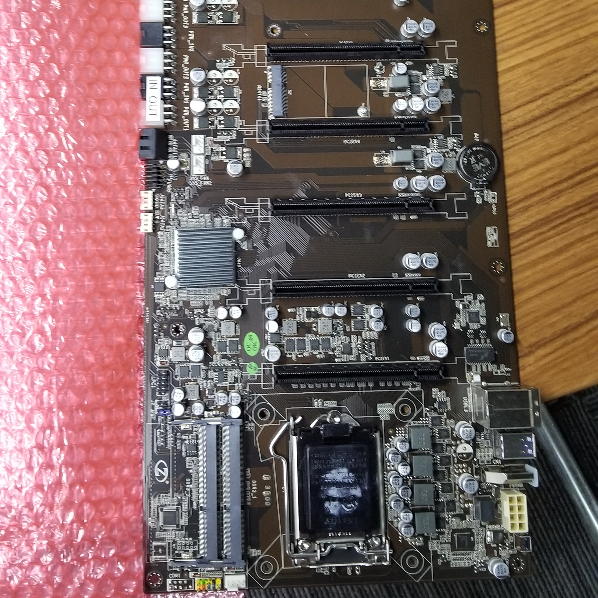 Китайская материнская плата 48MH с материнской платой 12 GPU