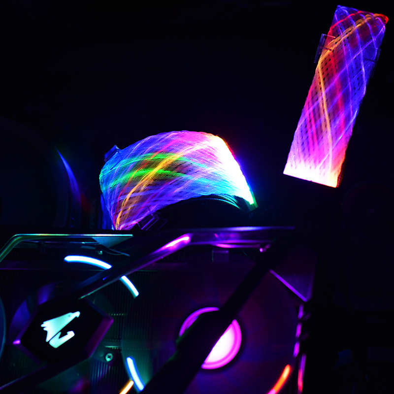 24p RGB кабельный разъем провода адаптер питания с сертификацией материнская плата синхронного RGB мм, удлиняющий кабель, для компьютерных игр