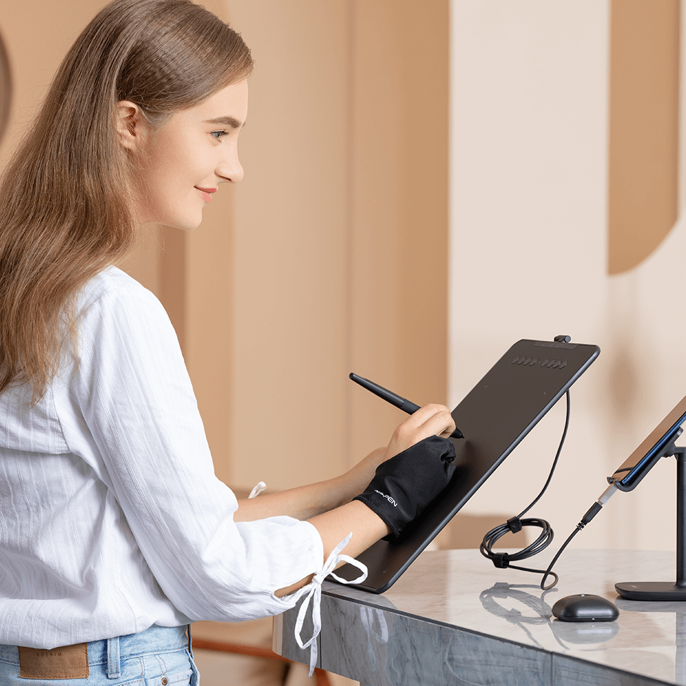 Графический планшет XP-Pen Deco 01 V2, 10x6,25 дюйма, 8 мм, 8192 уровней