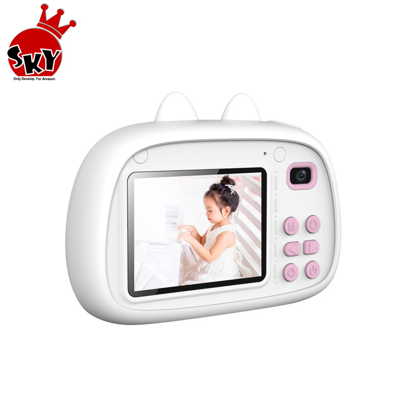 Детская Цифровая камера Full HD 1080p, игрушечная видеокамера с USB-зарядкой, цифровая видеокамера 2,4 дюйма для детей, подарки на Рождество и день рождения