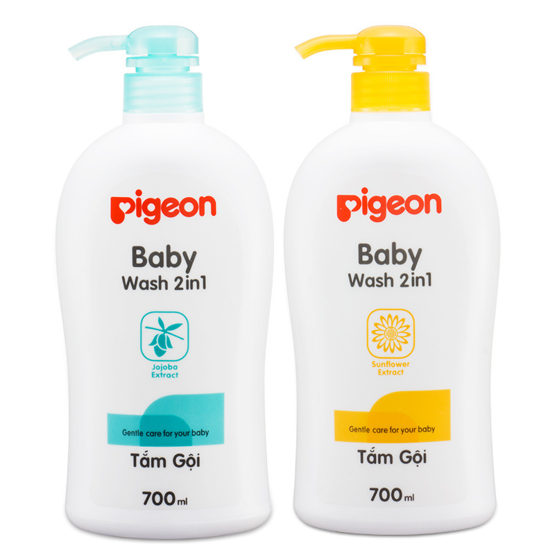 Imported shampoo and shower gel two in one newborn baby shampoo 1 piece 700ml