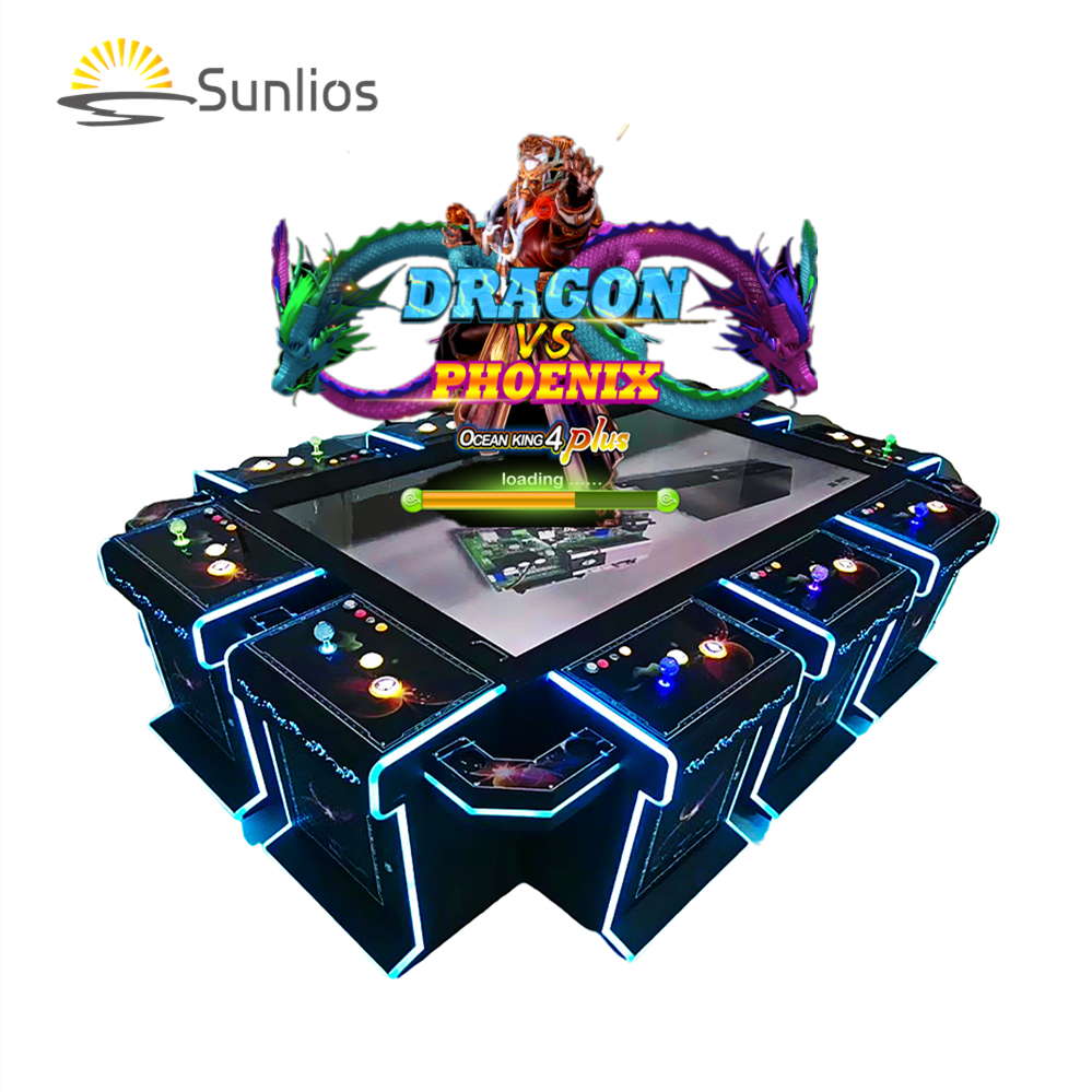 10 Player Table Cabinet 2021 New Fish Hunter Arcade Most Popular Fishing Slot Amusement Game Machine