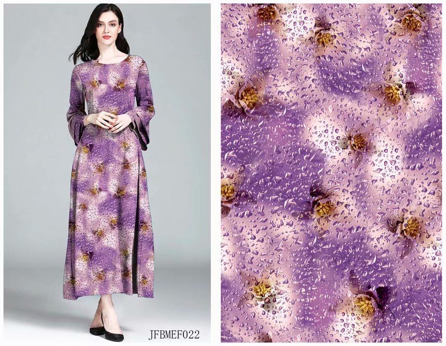 100% tencel voile woven digital printed fabric wholesale China for dress and garment