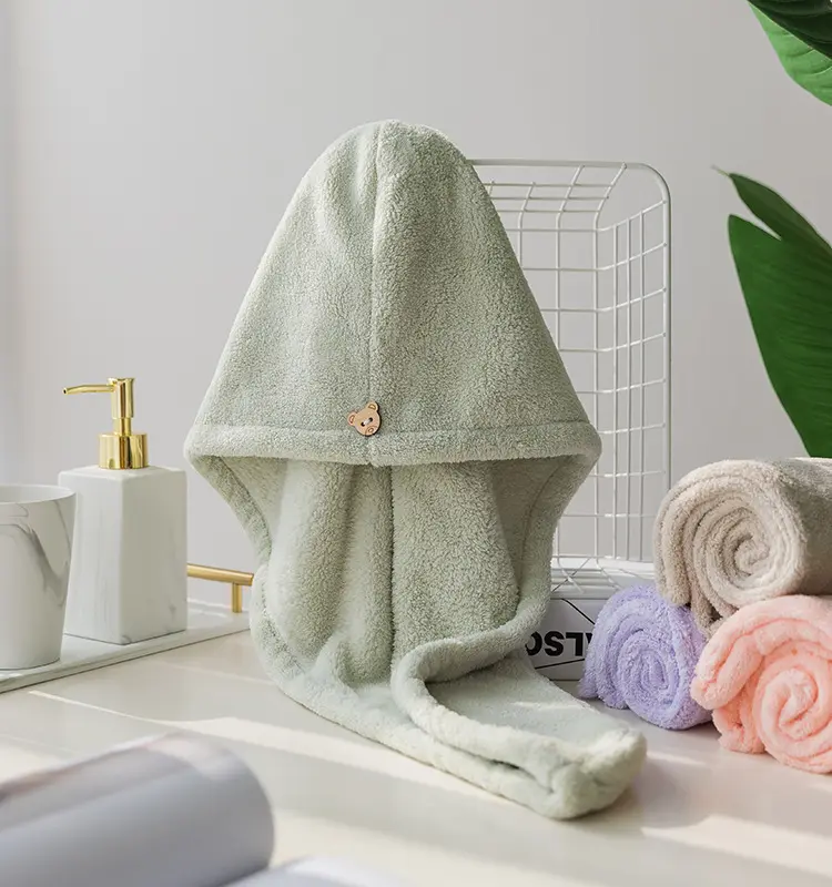 Cheap Wholesale Quick Drying 100% Microfiber Wrap Hair Fashion Turban Hair Drying Towel