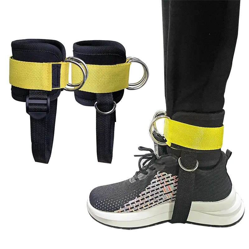 Leg Workouts Padded Ankle Cuffs Ankle Straps Cable Machine Attachment for Gym Cable Kickback Ankle Straps