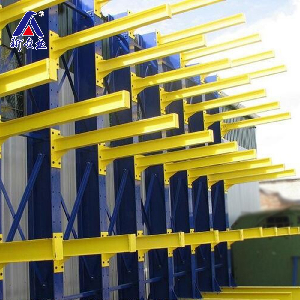 Heavy duty cantilever racks system for sheet steel and tube