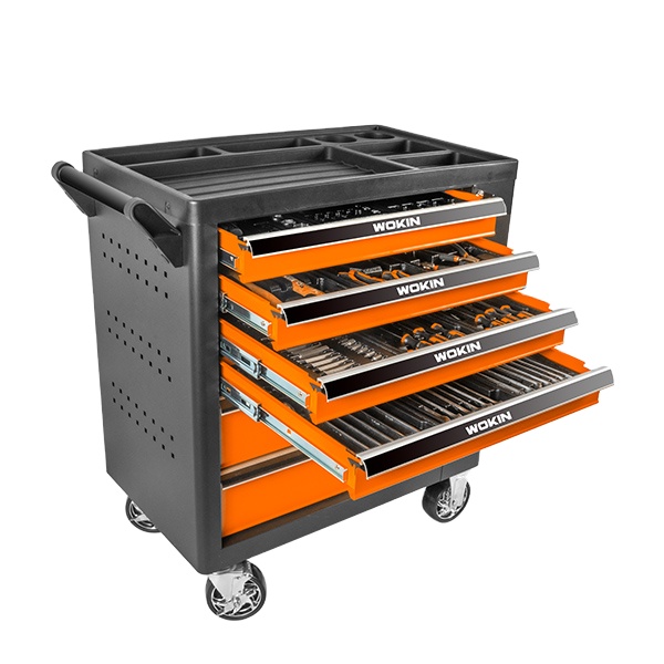 WOKIN 901510 Tools And Hardware 163pcs Tools And Equipments Chest Tool Set
