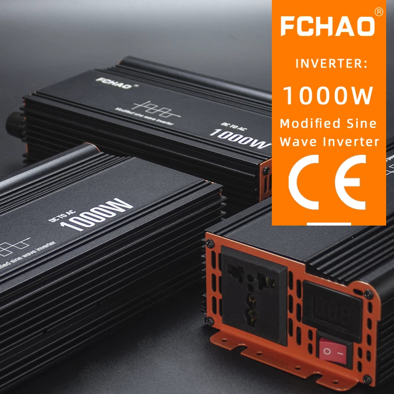 RTS 300W 600W 800W 1000W DC Inverter 12V 24V To AC 220V Modified Inverter Off Grid Power Inverter 1000W