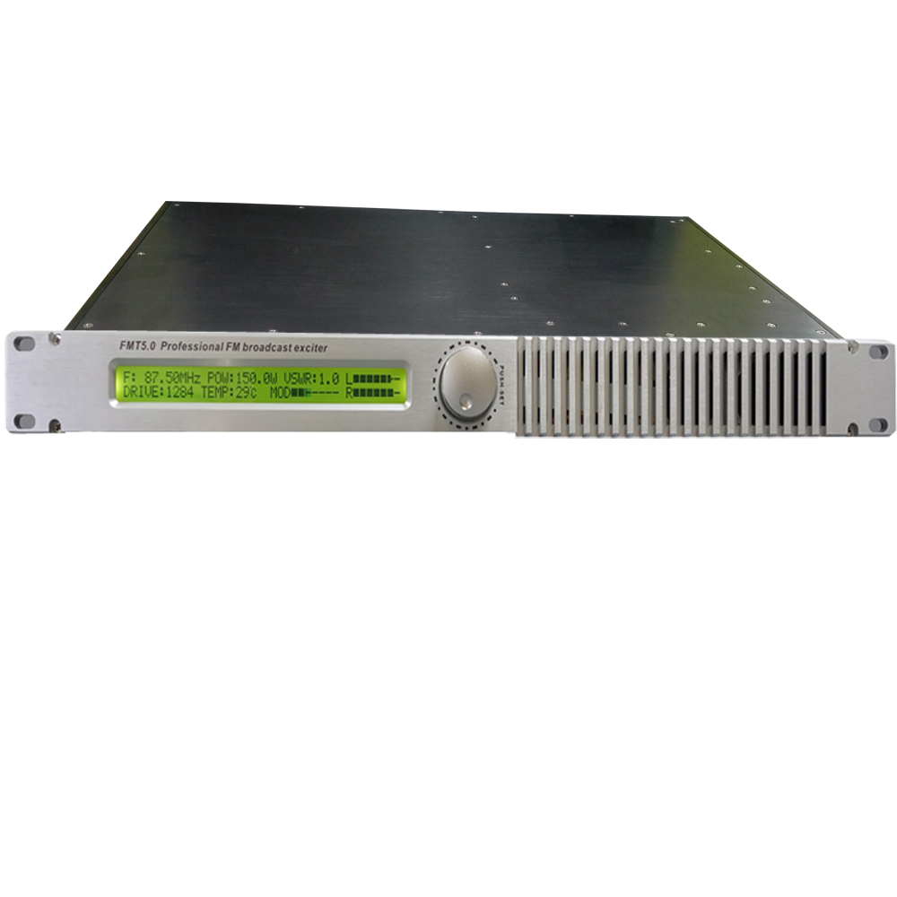 FMUSER FMT5.0-50W 50 Вт Fm-передатчик для церковной FM-радиостанции 87 ~ 108 МГц, высокоточный аудио FM-передатчик