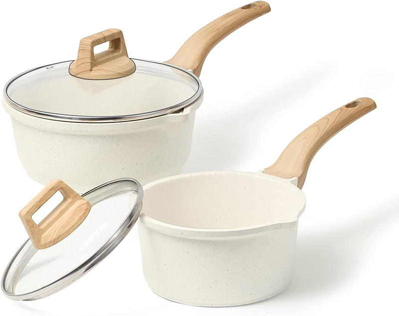 Sauce pan with Lid Nonstick Sauce Pot Cooking Pot Nonstick Induction Kitchen Cookware Non Stick Cooking Frying Pans & Saucepans