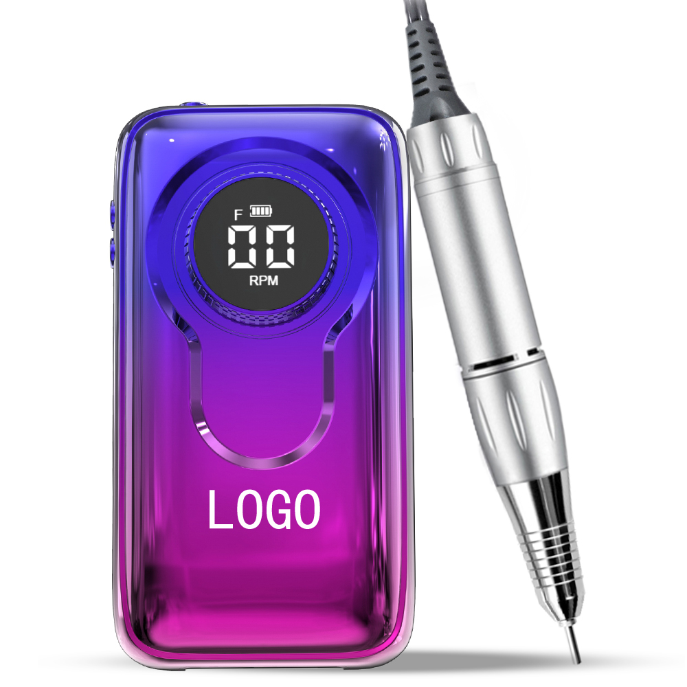 Customize private label electric nail drill 35000rpm portable e file machine for acrylic nails drill pen nail equipment and tool