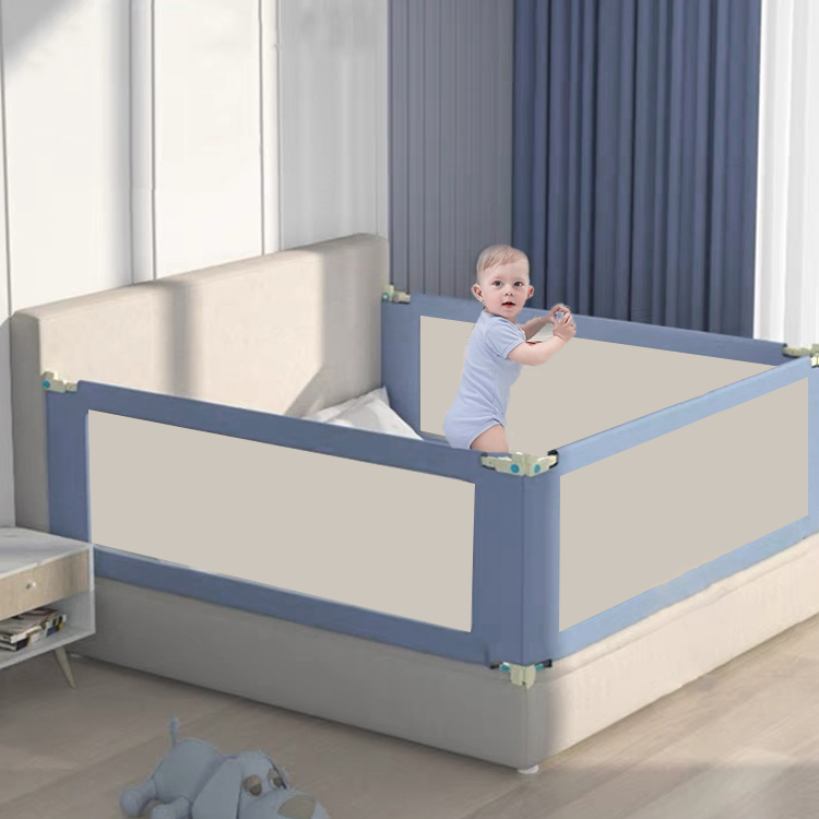 High quality Portable Folding New Kids Cot Fence Crib Barrier Safety Baby Bed Rail Child Guard for Toddlers In stock