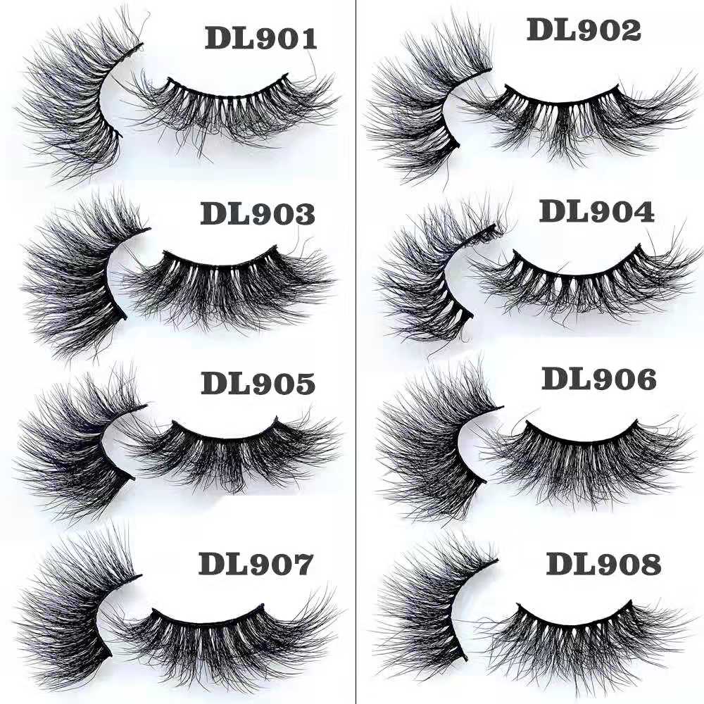 vendor wholesale bulk private label 15mm mm 20mm 25mm vegan 3d 5d fluffy full strip lash faux mink eyelashes