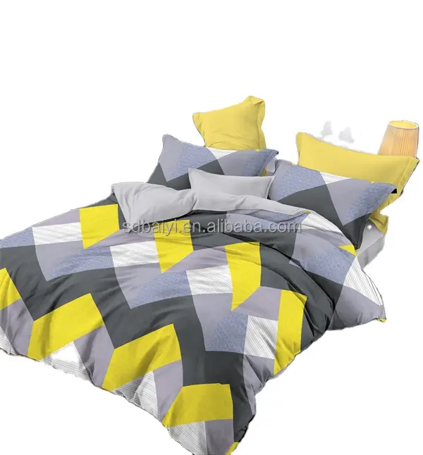 Factory direct wholesale 100% polyester fashion beautiful various patterns microfiber bedsheet