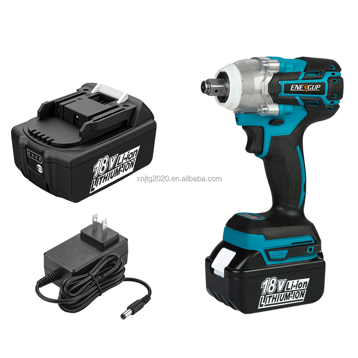 Запасные ключи для беспроводного ударного гаечного ключа Makita 18 В для аккумулятора и зарядного устройства