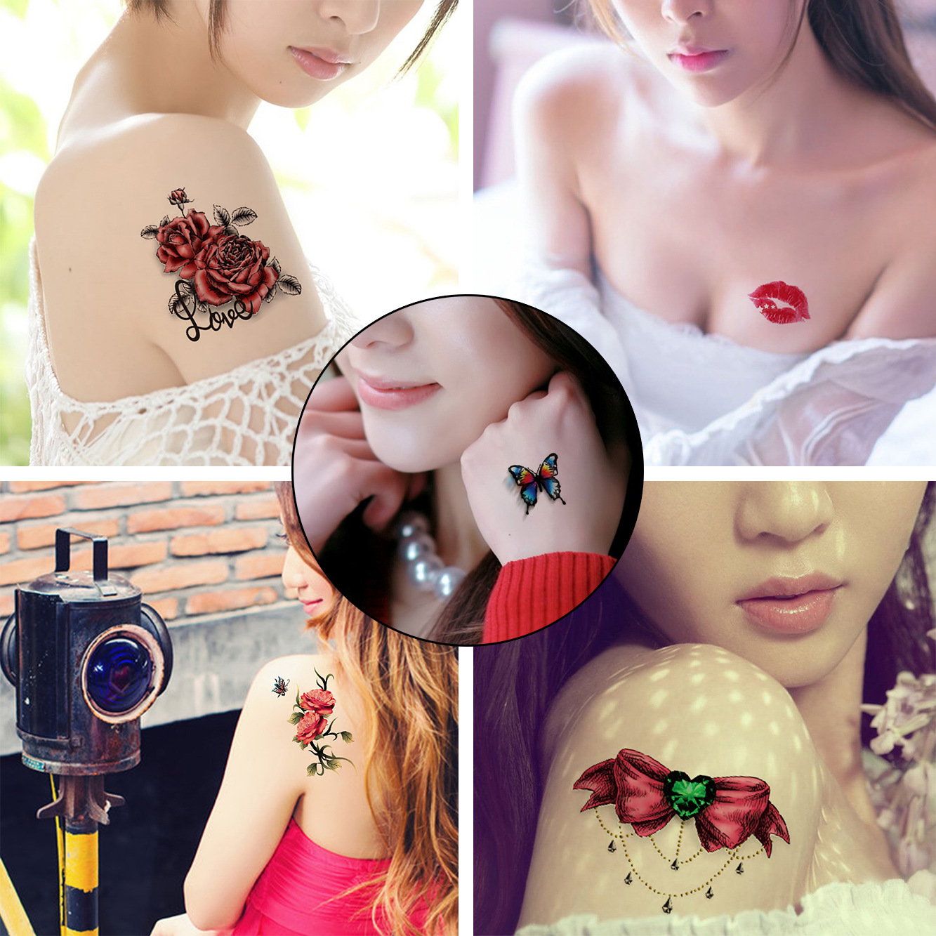 2021 Premium Long Lasting Printing Fashionable Design Water Transfer Body Temporary Tattoo Sticker For Man&Woman