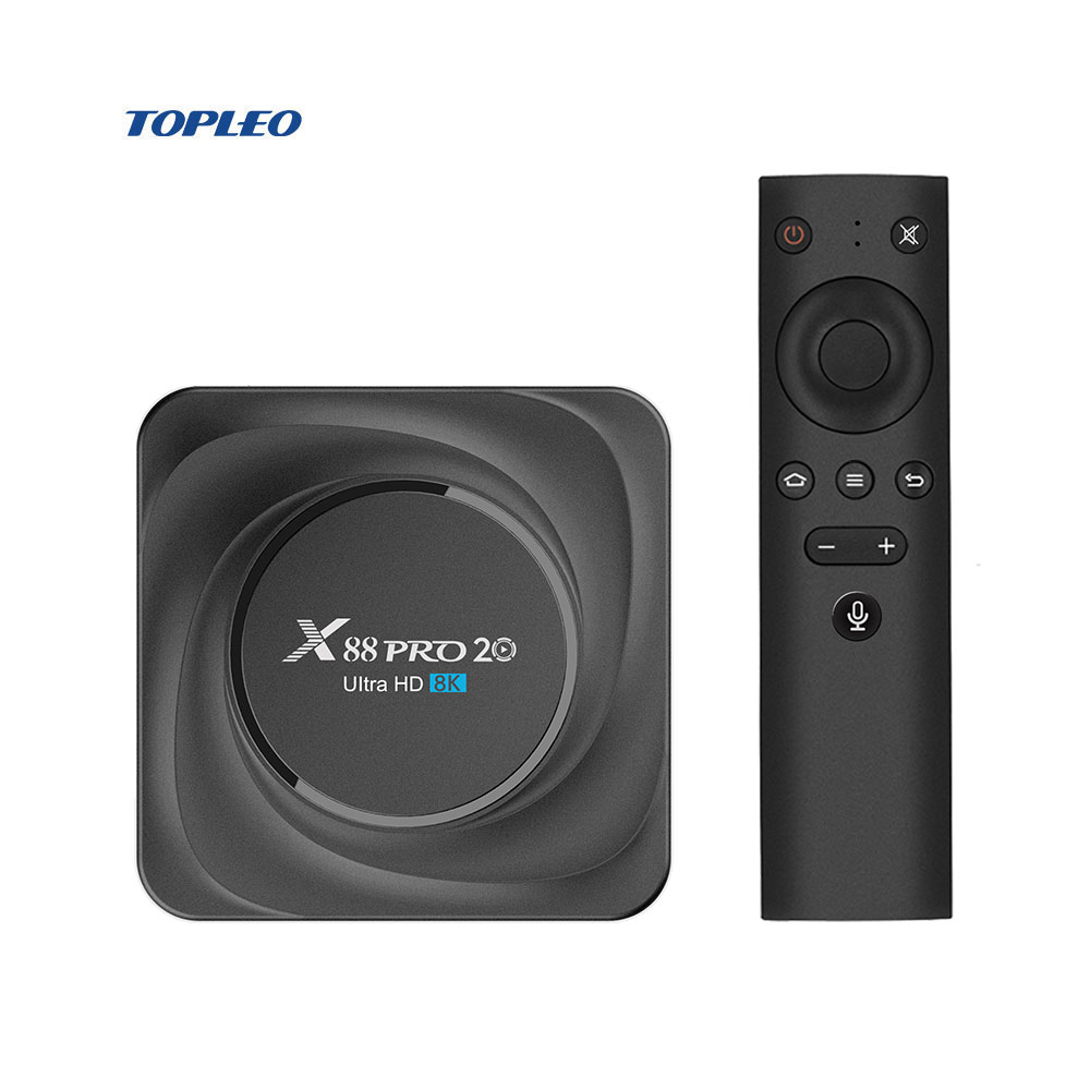 X88 Pro 20 Topleo Android 11,0 ТВ игра brasil в Пакистане Смарт ce сертифицированный android ТВ коробка