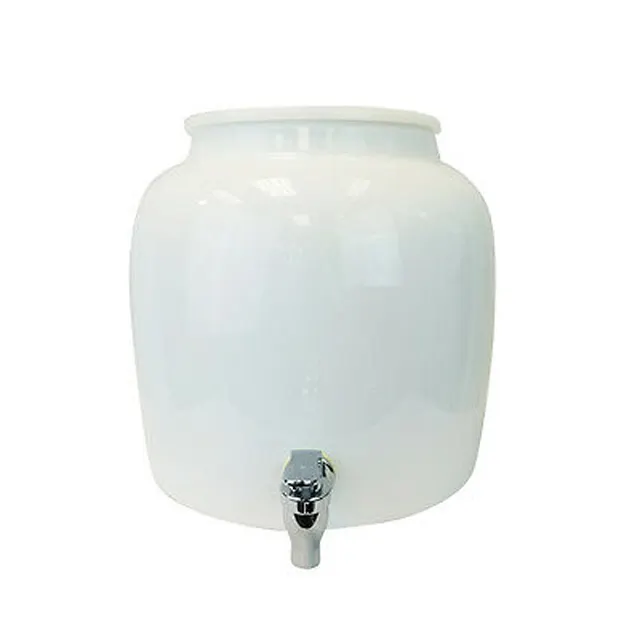 wholesale white ceramic clay novelty custom decorative water dispenser
