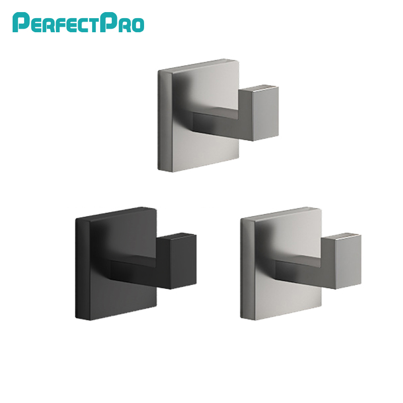 Bathroom or kitchen heavy duty hangers coats clothes hand wall towel hooks of stainless steel