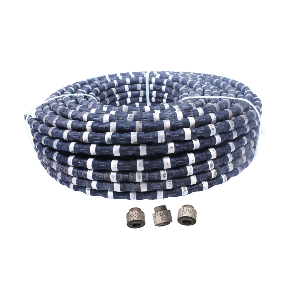 marble quarry cutting diamond wire saw stone diamond saw wire cutting
