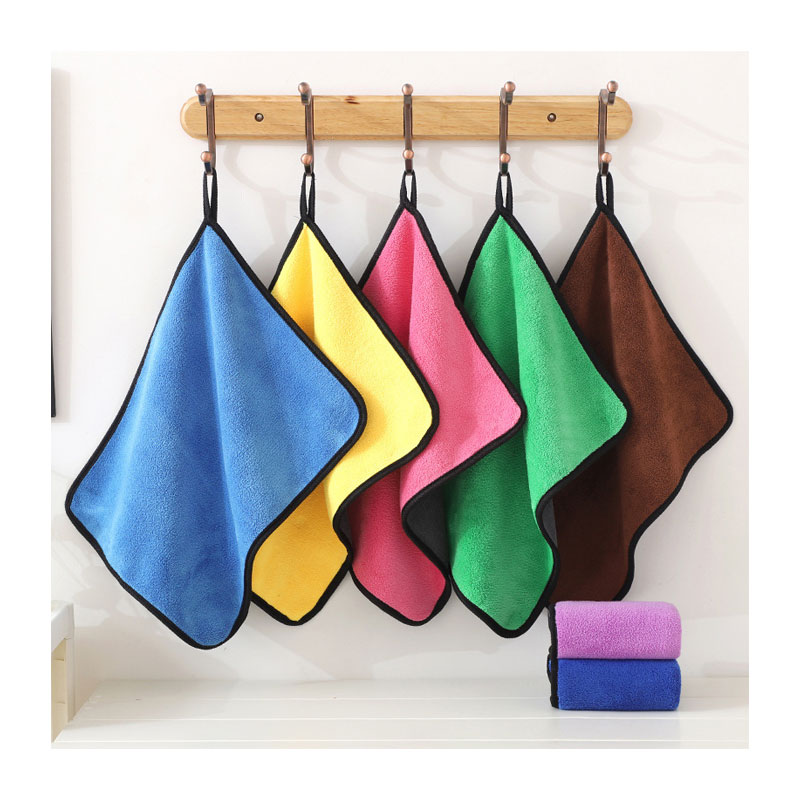 Multipurpose Plush Microfiber Edgeless Cleaning Towel for Household and Car Washing, Drying, Detailing