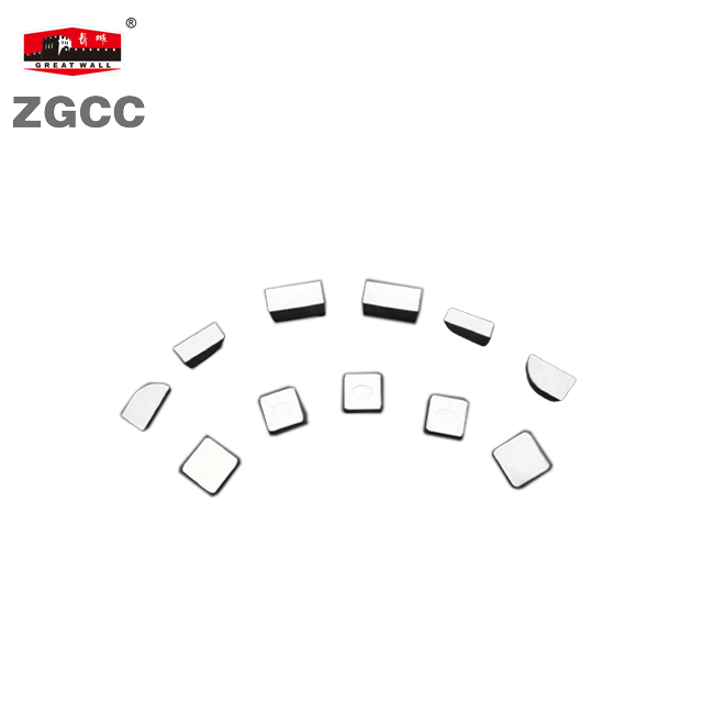 ZGCC zigong цементированный карбид, заводская цена и высококачественные Паяные вставки для резки