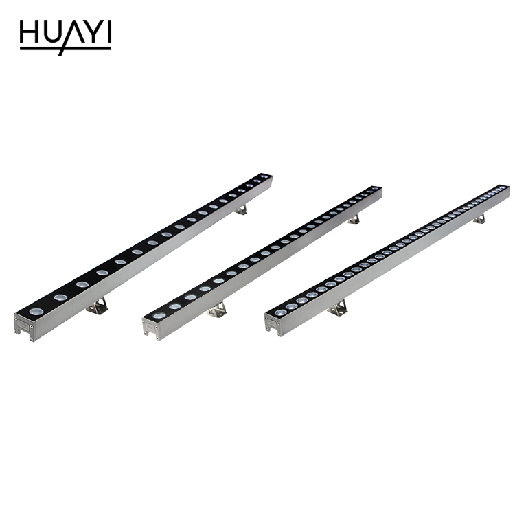 HUAYI Высокое качество алюминий IP65 открытый RGB Диммируемый 18 Вт 24 Вт 36 Вт 48 Вт светодиодный настенный светильник