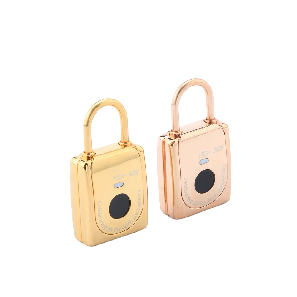 JK2002-33 USB Rechargeable Door Lock Intelligent Smart keyless touch outdoor waterproof metal fingerprint combination padlock