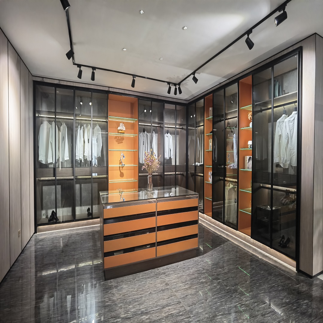 Factory Direct Supplier Durable Modern Design Closet Glass Door Wardrobe  Wardrobe Glass  Glass Wardrobe Designs
