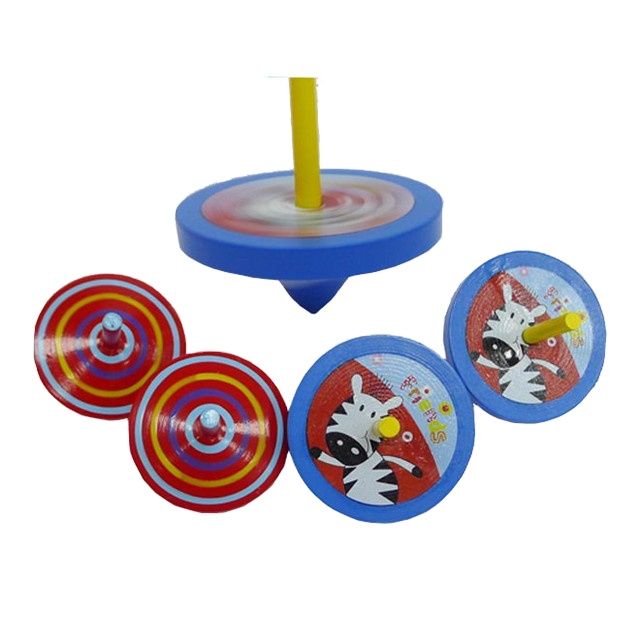promotional wooden spinning top wood