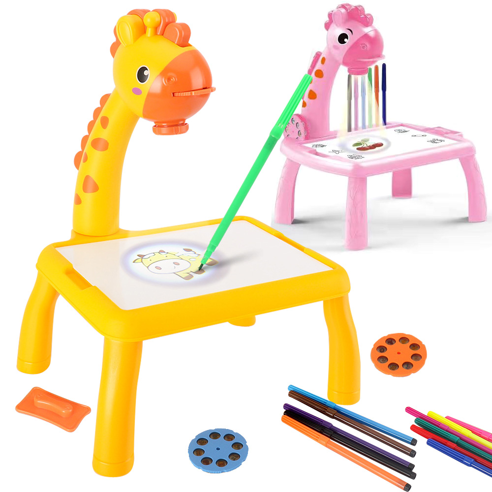 Led Projector Art Drawing Table Painting Board Desk Arts And Crafts Projection Education Learning Toys