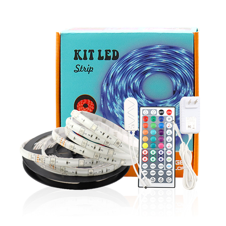 5 10 15 Metes Flexible Smart Wifi Blue-tooth Remote RGB LED Strip Lights kit Waterproof 12V Smd 5050 Luces LED Light Strip Set