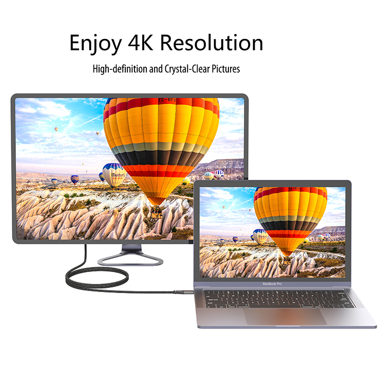 Кабель-адаптер типа c-HDMI для мужчин и женщин