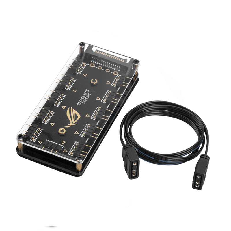 12V 4pin RGB AURA 5V 3 pin ARGB RGBW кабель Splitter концентратор Чехол w/Лента & кабель-удлинитель адаптер светодиодные полосы света PC RGB вентилятор Cooler