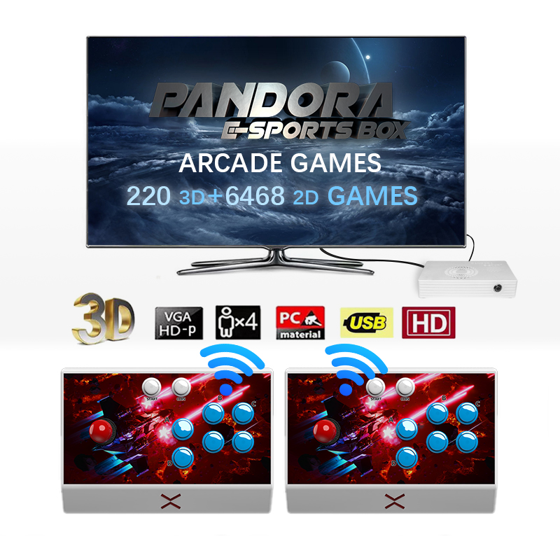 Новый стиль 4260, аркадный беспроводной игровой контроллер Pandora 3d Juegos Arcade