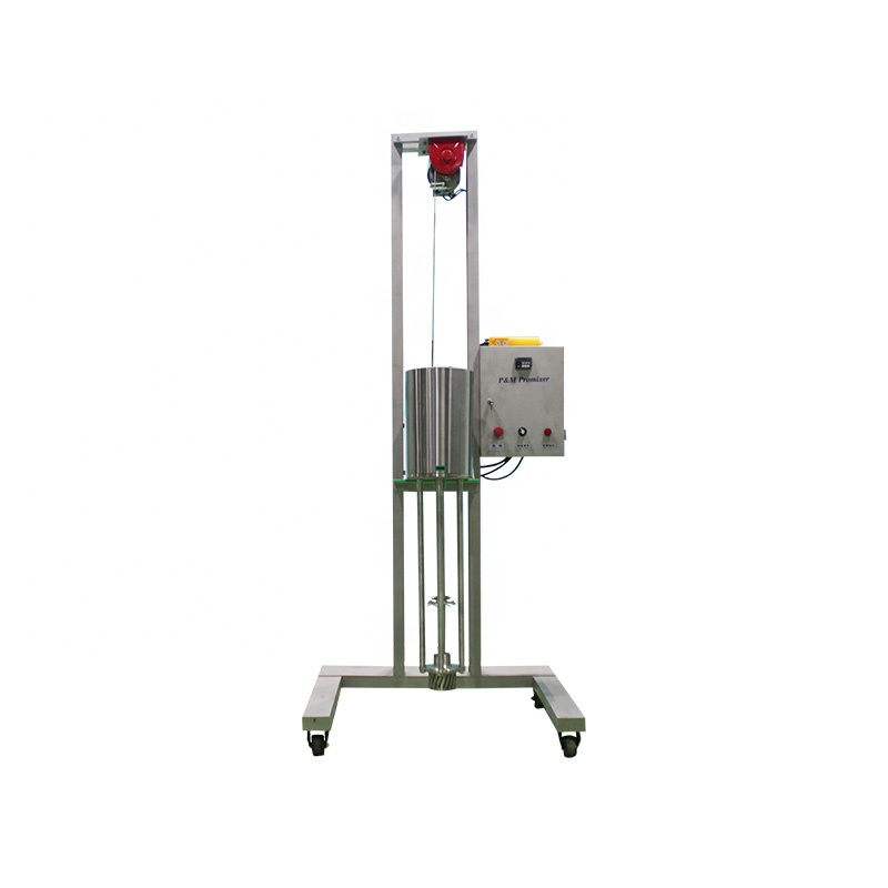 High-shear high-speed homogeneous food emulsifying mixing and dispersing automatic elevator