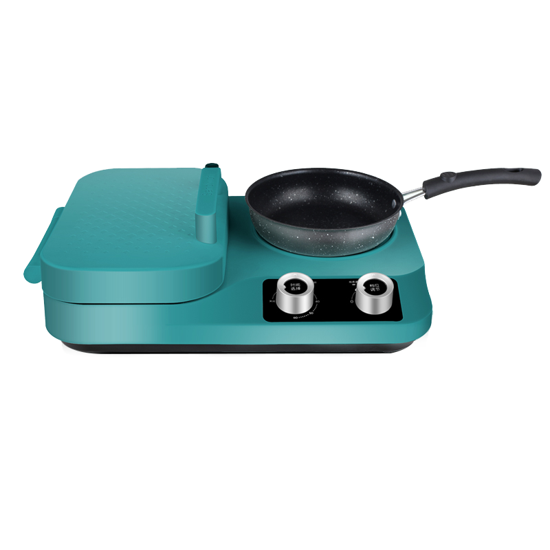 Factory Direct Sales Multi-Function Two-Knob Zone Operation Stainless Steel Sandwich 3 In 1 Breakfast Machine
