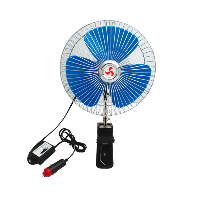 Direct factory 8inch Car clip Fan Ventilador Air Cooler 12v 24V Head Power Design Vehicle Weight Blade Regulator