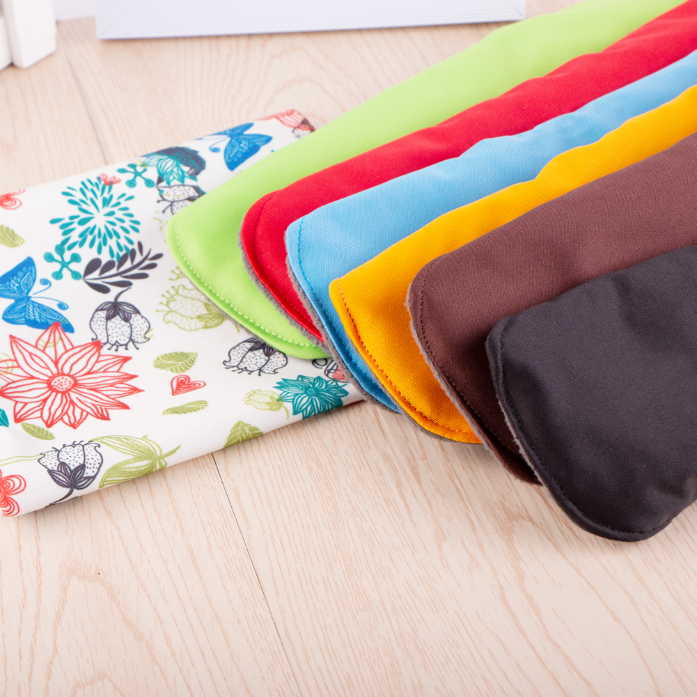 2021 new arrive 6pcs a Pack Reusable Bamboo Charcoal Cloth cotton Sanitary Pads For Women & Girl