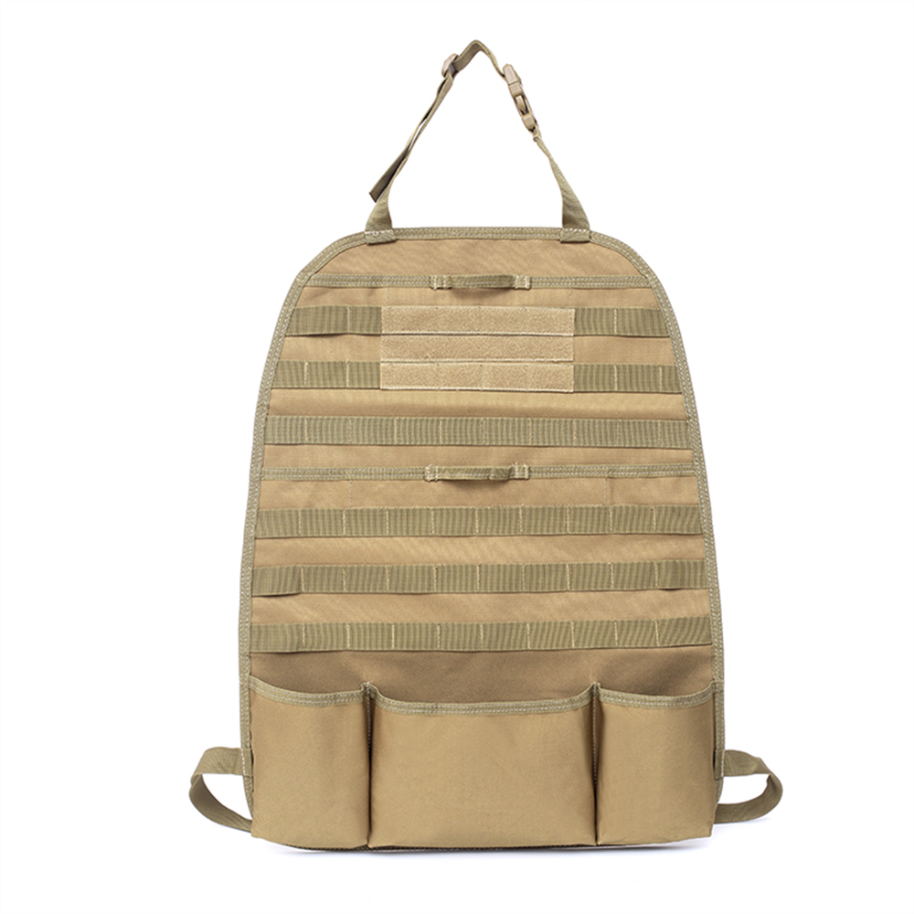 Car Back Seat Organizer Tactical Accessories Army Molle Pouch Multi-layer Storage Bag Military Outdoor Hunting Auto Seat Cover