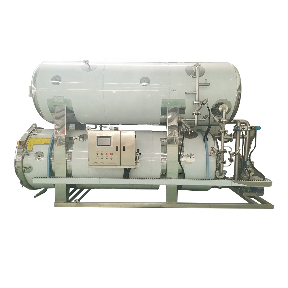 High pressure food processing Horizontal Autoclave canned meat Food Sterilizer Water Immersion Canning Retorts equipment