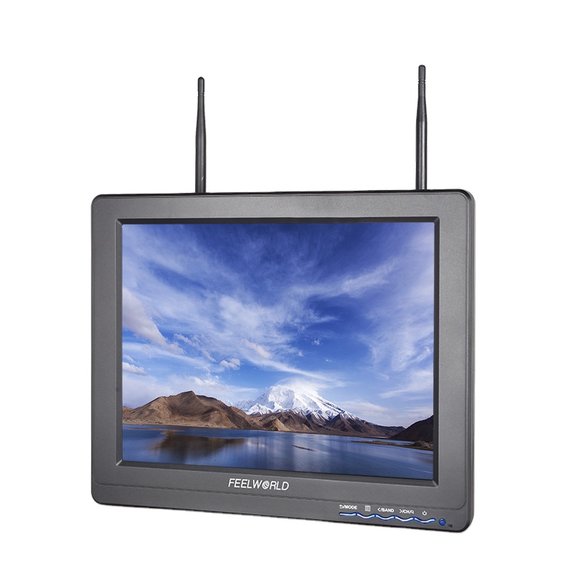 12,1 дюймовый 4:3 fpv монитор с 5,8 ГГц беспроводной камерой и приемником hdmi rca входы