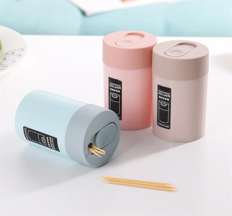 Factory Wholesale Portable Toothpick Case Creative Toothpick Holder Household Plastic Toothpick Holder