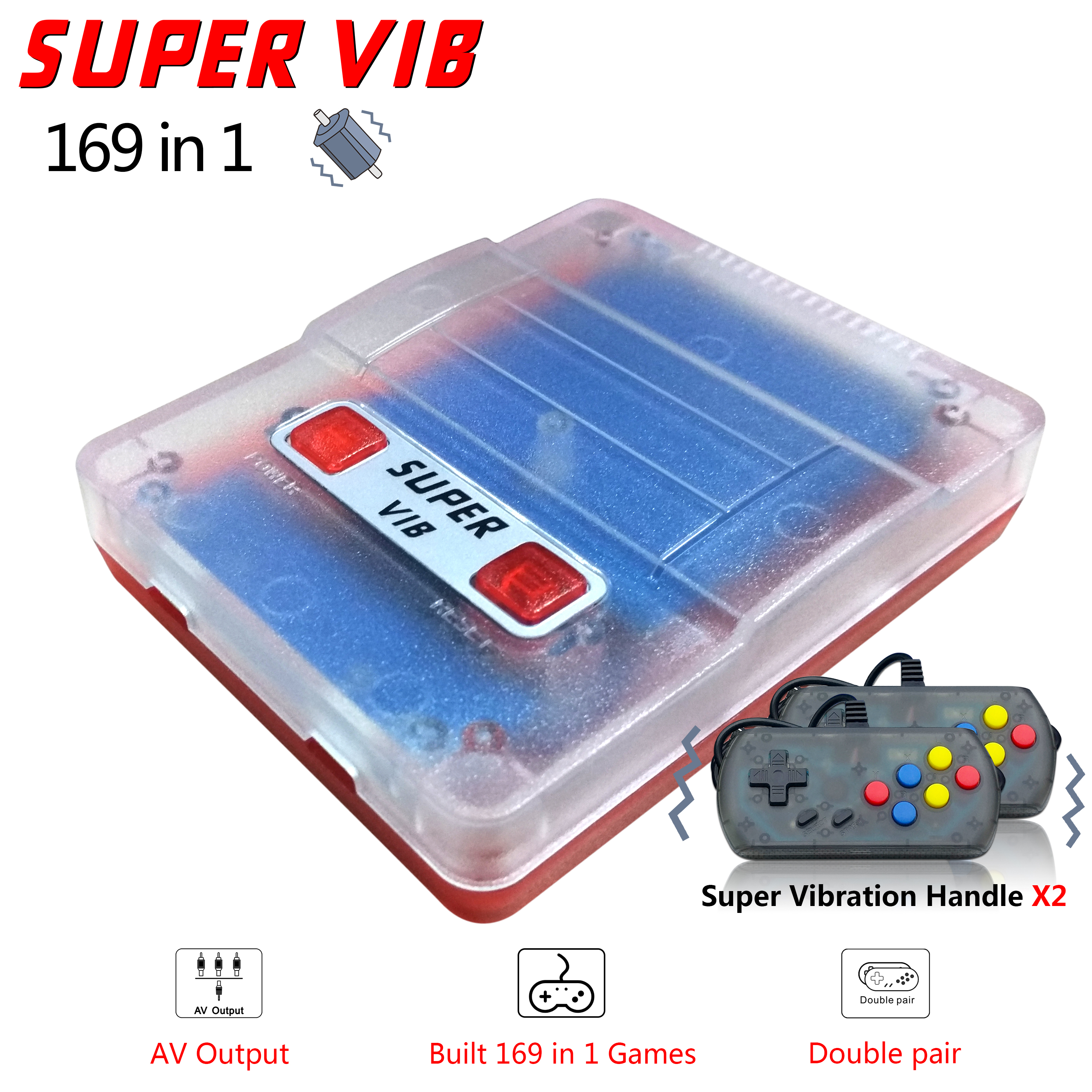Новый дизайн от Гадкий я VIB ТВ 8 бит мини игровая коробка 30 вибрационные игры лучшие рождественские подарки для детей