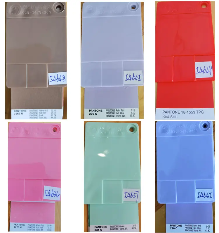 Plastic Masterbatch PP ABS TPU PE PC PET PVC EVA PLA Plastic Masterbatch Colorcom Color Masterbatch Pantone Custom Color