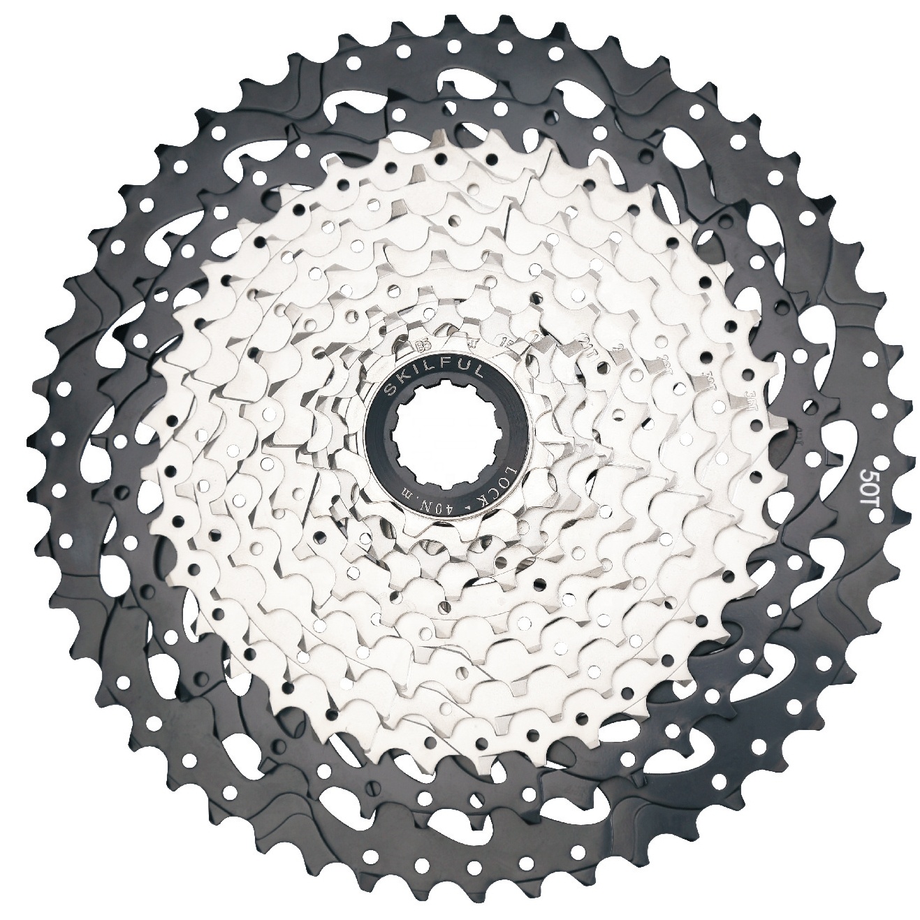 11 скоростная велосипедная кассета freewheel для горного велосипеда, велосипедная черная, Хромовая или жемчужная никель в качестве велосипедной части