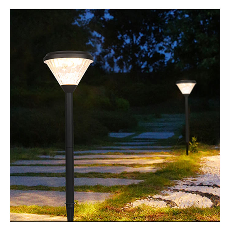 Fteck Luces Navide Landscape Fence Waterproof IP65 Outdoor Post Lighting Garden Led Gate Solar Pillar Light For House