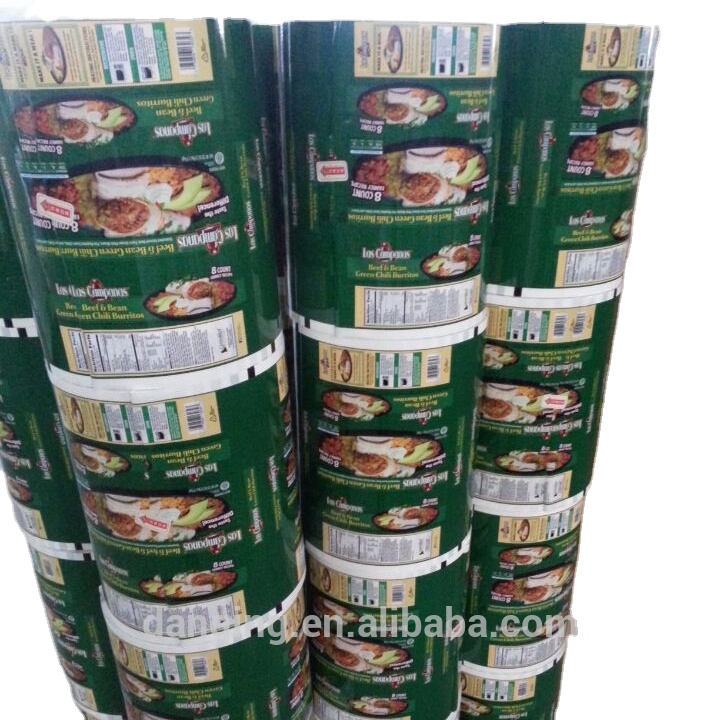 Пластиковая упаковка, ламинированная пленка для продуктов, рулон для упаковки банановых чипсов, закусок
